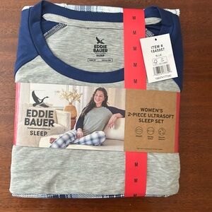 Eddie Bauer Gray and Blue Sleep Set